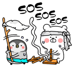 Bears and penguins sticker #12203836