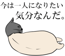 Smooth cat sticker #12203897