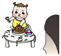 She is still pretty little baby girl sticker #12203960