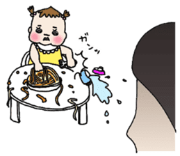 She is still pretty little baby girl sticker #12203961