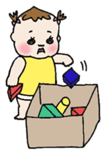 She is still pretty little baby girl sticker #12203965