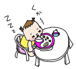 She is still pretty little baby girl sticker #12203971