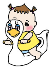 She is still pretty little baby girl sticker #12203972