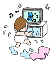 She is still pretty little baby girl sticker #12203975