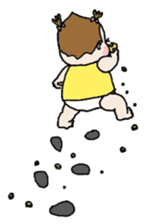 She is still pretty little baby girl sticker #12203980