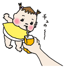 She is still pretty little baby girl sticker #12203982