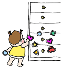 She is still pretty little baby girl sticker #12203983