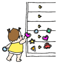 She is still pretty little baby girl sticker #12203983