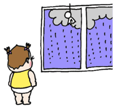 She is still pretty little baby girl sticker #12203984