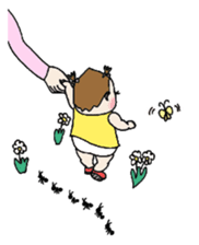 She is still pretty little baby girl sticker #12203985