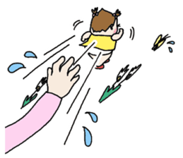 She is still pretty little baby girl sticker #12203986