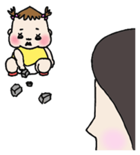 She is still pretty little baby girl sticker #12203987