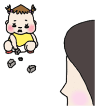 She is still pretty little baby girl sticker #12203987