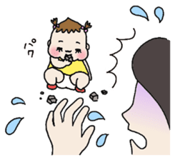 She is still pretty little baby girl sticker #12203988