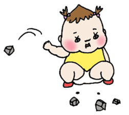 She is still pretty little baby girl sticker #12203989