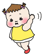 She is still pretty little baby girl sticker #12203991