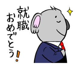 koala from all directions sticker #12205013