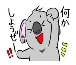 koala from all directions sticker #12205026