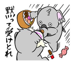 koala from all directions sticker #12205033