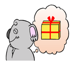 koala from all directions sticker #12205036