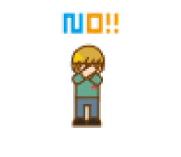 LIVEBOYS 8bit half sticker #12205279