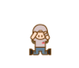 LIVEBOYS 8bit half sticker #12205286