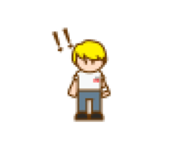 LIVEBOYS 8bit half sticker #12205297