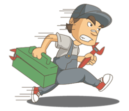 PLUMBER MAN sticker #12205320