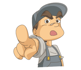 PLUMBER MAN sticker #12205325