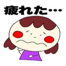 Large letters 2!(Girls) sticker #12205540