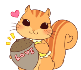 Love Love Squirrels sticker #12206110