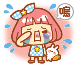 Lin Lin Chan & Machi Rabbit 2 sticker #12206763