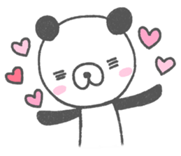 goron panda sticker #12207480