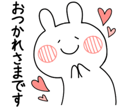 Smiley rabbit1 sticker #12207822