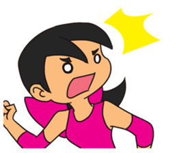 Jogger Jane sticker #12208591