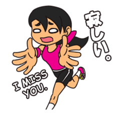 Jogger Jane sticker #12208592