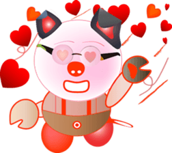 Pig-chan Sunglasses sticker #12208930