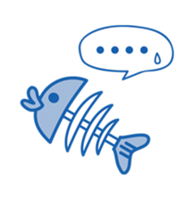 cute Blue Fish and Octopus sticker #12209400