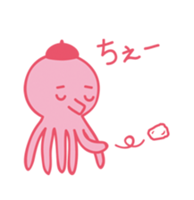 cute Blue Fish and Octopus sticker #12209431