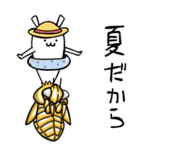 Life of Cordyceps and cicada sticker #12209562