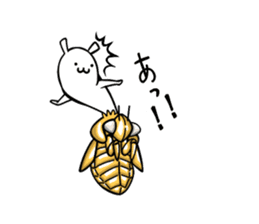 Life of Cordyceps and cicada sticker #12209570