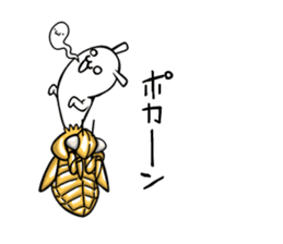 Life of Cordyceps and cicada sticker #12209571