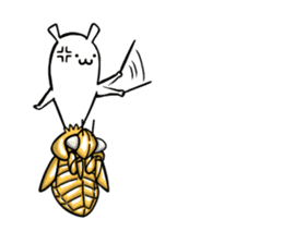 Life of Cordyceps and cicada sticker #12209572