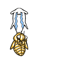Life of Cordyceps and cicada sticker #12209576