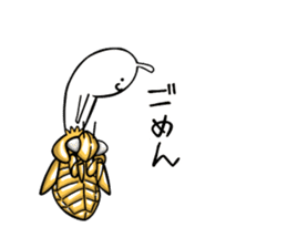 Life of Cordyceps and cicada sticker #12209579