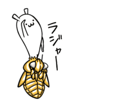 Life of Cordyceps and cicada sticker #12209581