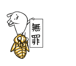 Life of Cordyceps and cicada sticker #12209591