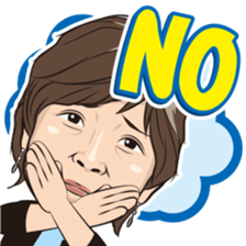 Happy sticker of iodine-chan sticker #12210001