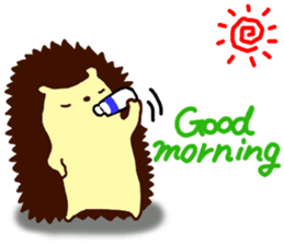Hedgehog Halil version3 sticker #12210583