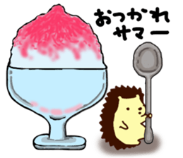 Hedgehog Halil version3 sticker #12210597